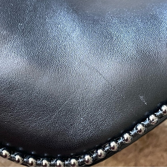 Cecelia New York  Roper Cutout Mule Heel Boho Western Style Black Leather Sz 8.5 - Picture 13 of 16